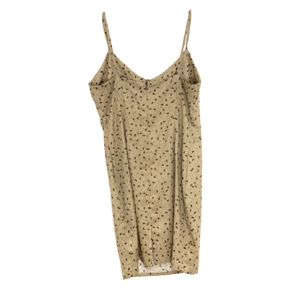 Custom Made Tan Paisley Dress - Picture 4 of 7